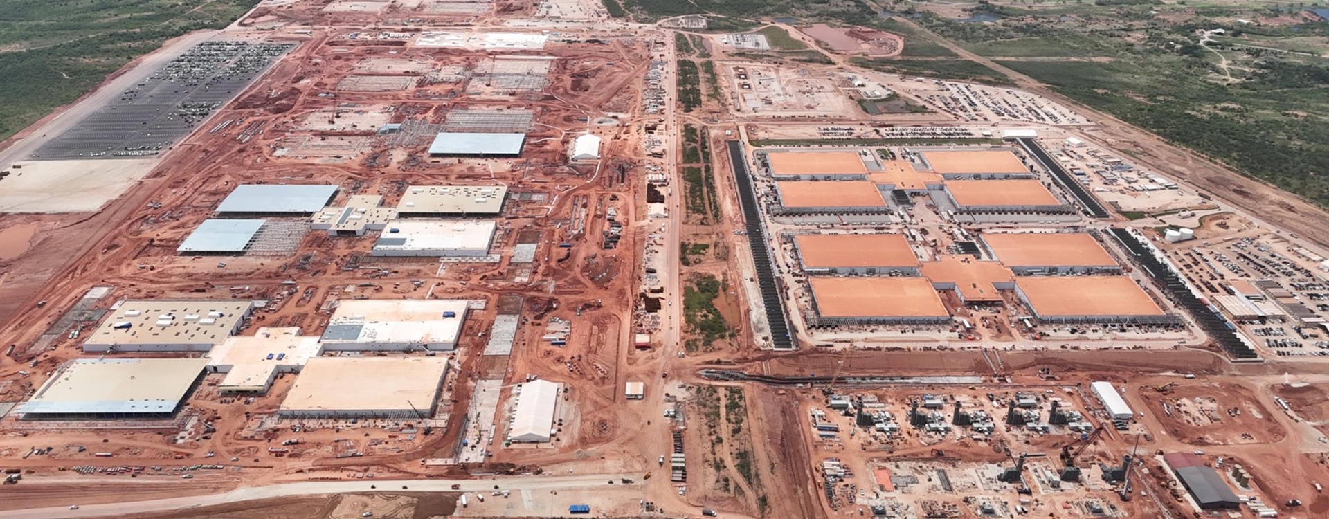 data center aerial view