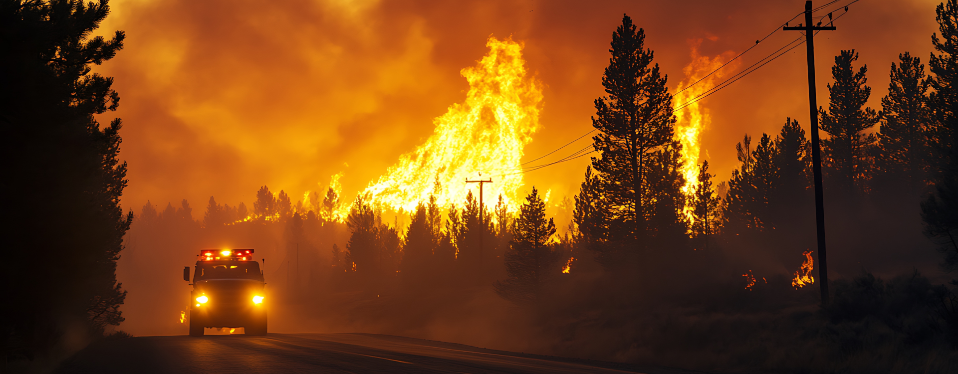 Wildfire smoke, Safe driving practices, wildfire safety