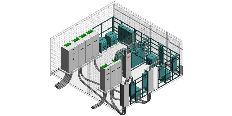Modular electrical rooms, electrical rooms, modular room